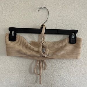 Glassons Cream crop top